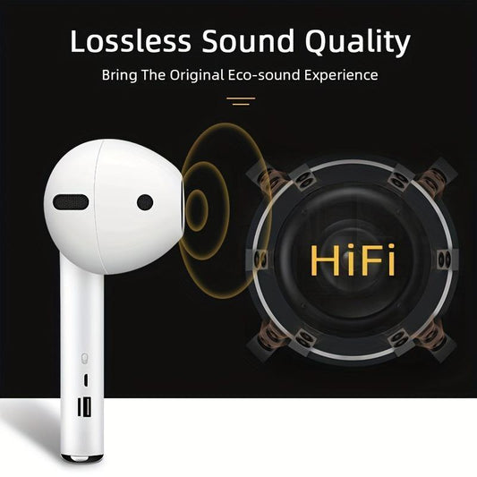 🎧 Big Sound in a Tiny Package! This Wireless Earphone-Shaped Speaker delivers 360° HiFi Stereo, supports USB charging, FM Radio, TF Card & Mic — perfect for parties, travel & everyday vibes! 🔊💥
